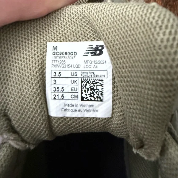 New Balance Sage Green Athletic Shoes - Picture 4 of 4